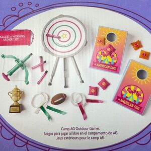 American Girl Truly Me Camp AG Outdoor Games - NEW - Retired Set